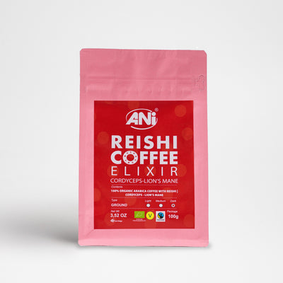 Malta grybų kava su Reishi, Cordyceps ir Lions Mane 100g