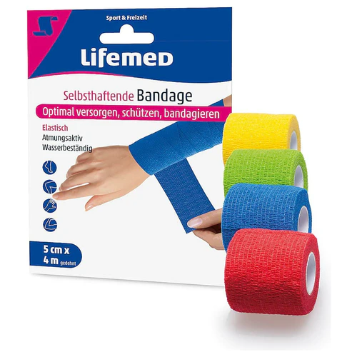 “Lifemed” lipnus tvarstis 4m x 5cm kelių spalvų pasirinkimas 4m x 5cm