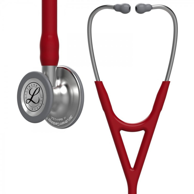 Littmann Cardiology IV, 6184, Burgundijos raudonas stetoskopas