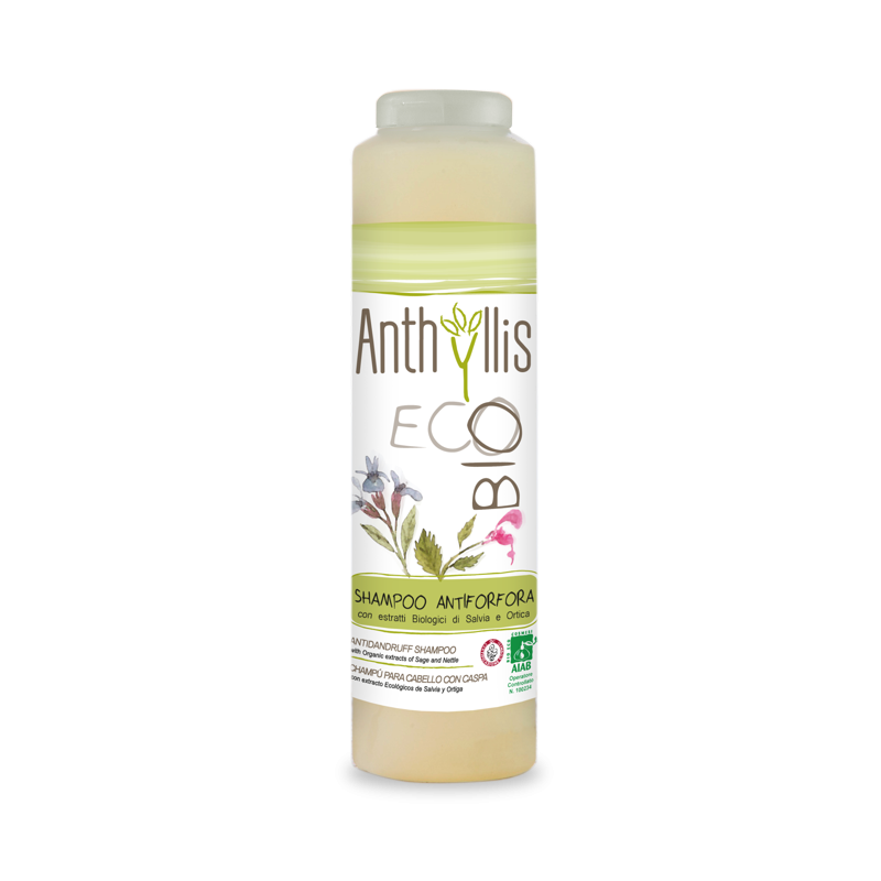 Anthyllis šampūnas nuo pleiskanų SERTIFIKUOTA ECO BIO, 250 ml.