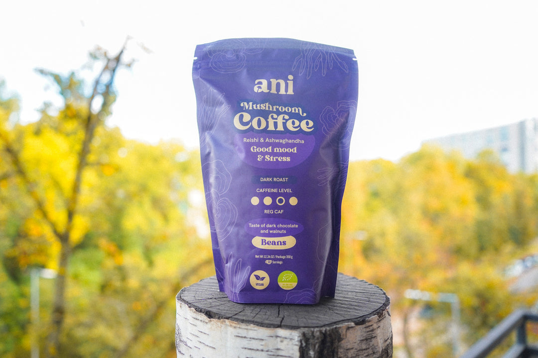 Coffee with Reishi and Ashwagandha 350g