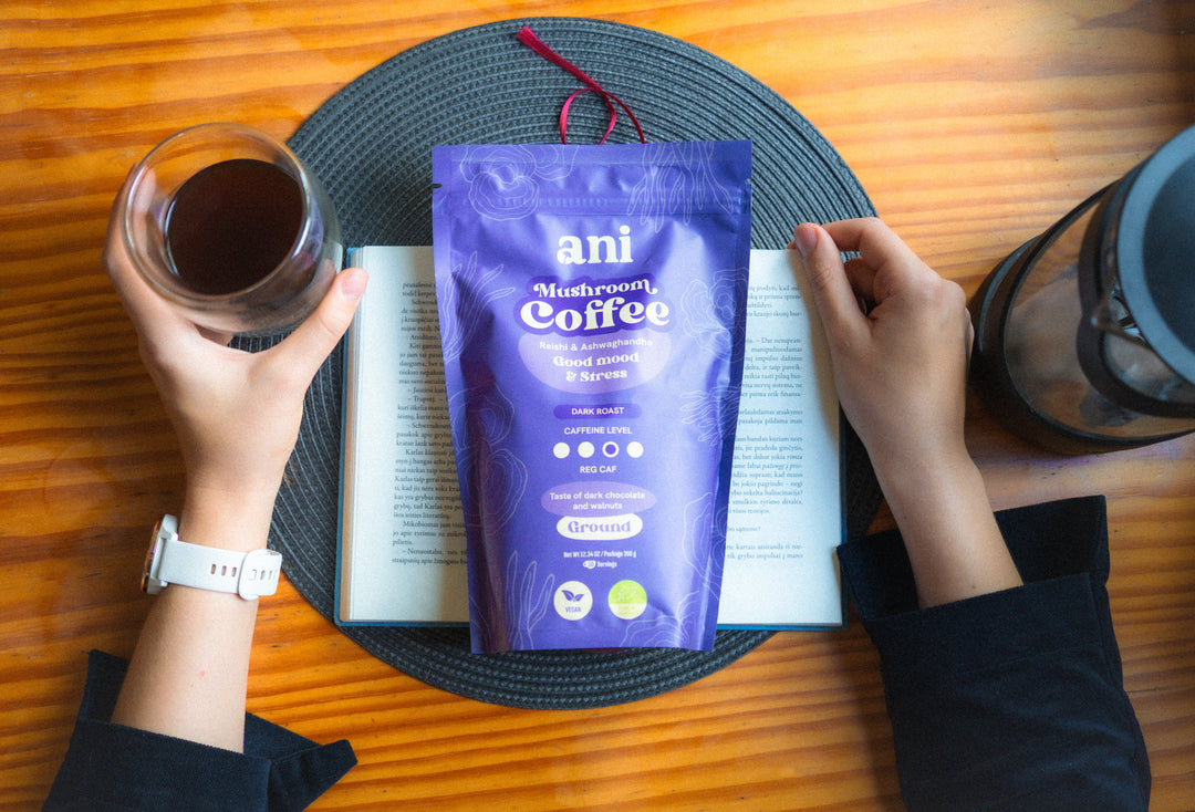 Coffee with Reishi and Ashwagandha 350g