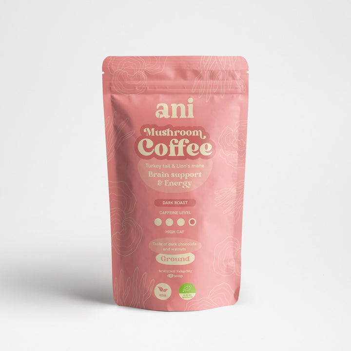 Coffee with Turkey tail and Lion's mane 350g