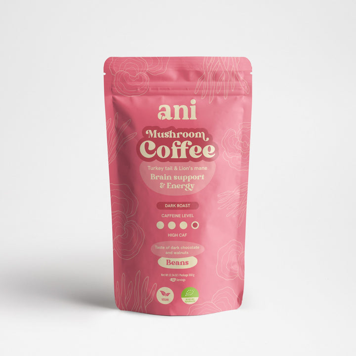 Coffee with Turkey tail and Lion's mane 350g