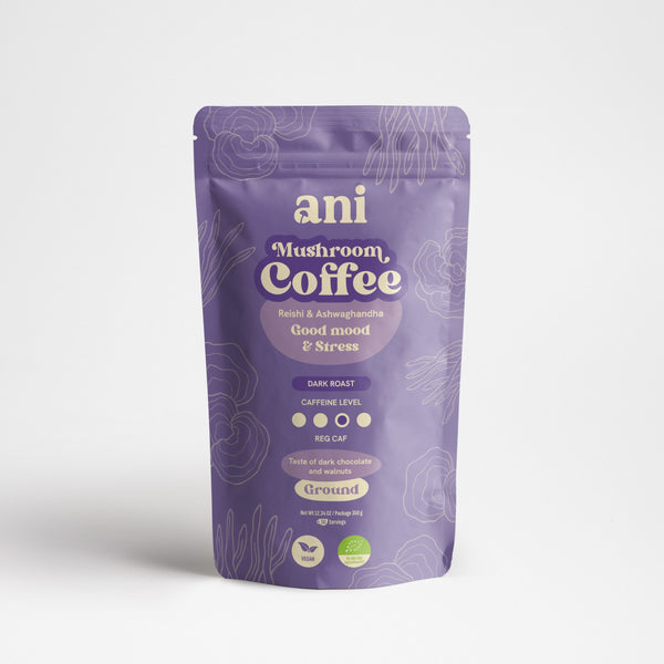 Kava su Reishi ir Ašvaganda 350g