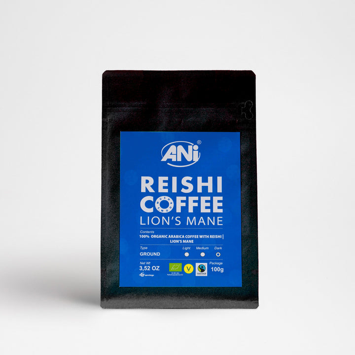 Ground mushroom coffee with Reishi, Lions mane 100g
