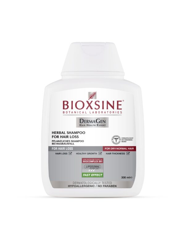 BIOXSINE šampūnas nuo plaukų slinkimo normaliems/sausiems plaukams 300 ml