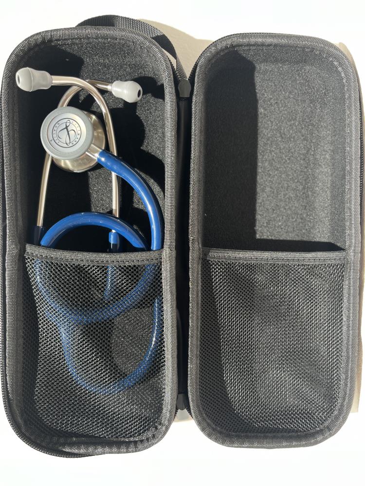 Stetoskopo mėlynas dėklas