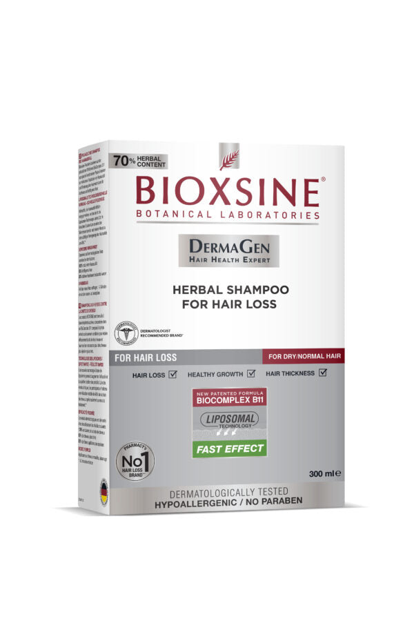 BIOXSINE šampūnas nuo plaukų slinkimo normaliems/sausiems plaukams 300 ml