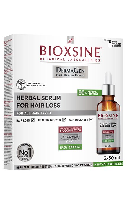 BIOXSINE Serumas nuo plaukų slinkimo Bioxsine Dermagen 3x50 ml