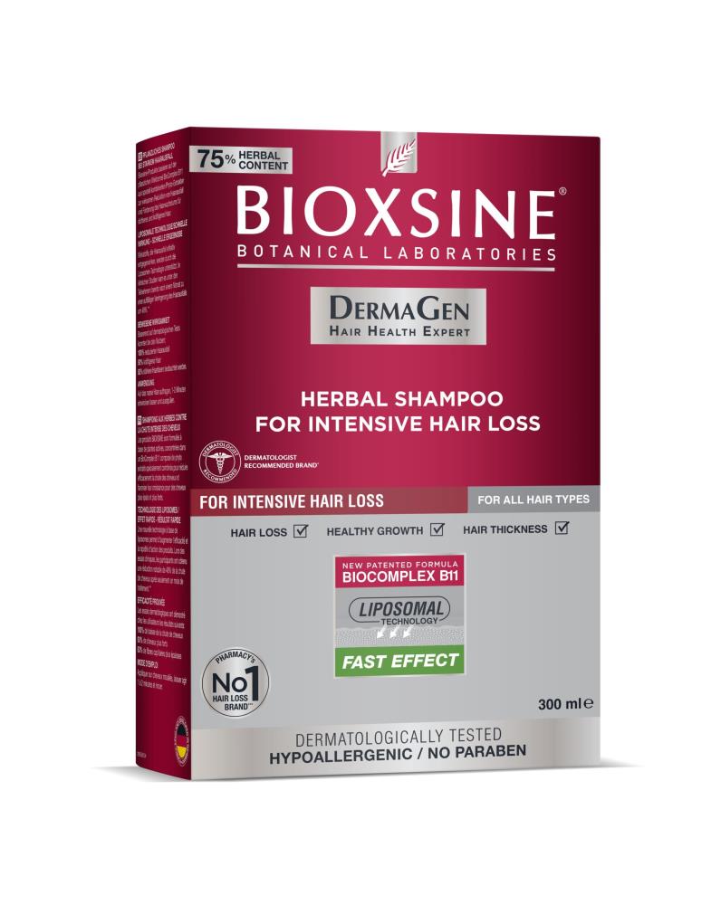 BIOXSINE Forte šampūnas nuo plaukų slinkimo visų tipų plaukams 300 ml