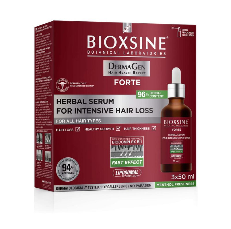 BIOXSINE Forte serumas nuo plaukų slinkimo 3x50ml