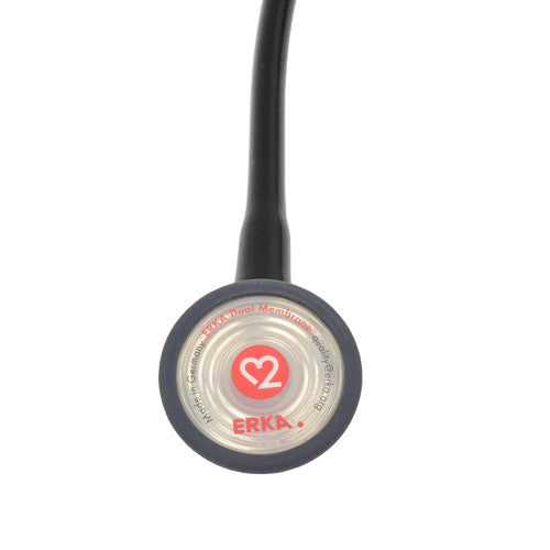ERKA Sensitive juodas stetoskopas